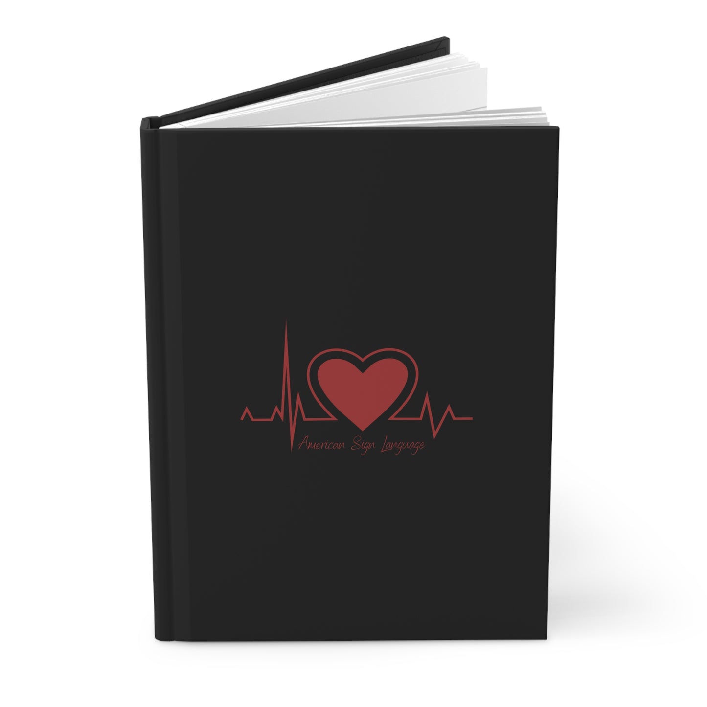 Heartbeat ASL Journal | Hardcover Journal Matte