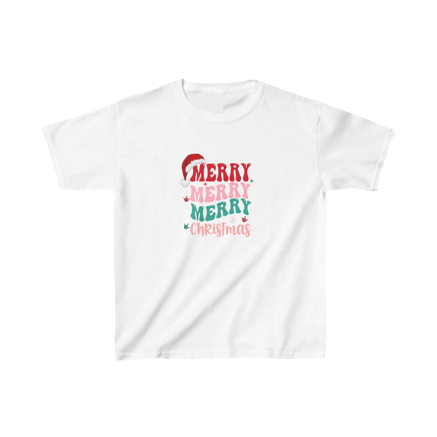 Merry Merry Merry  | Kids Heavy Cotton™ Tee