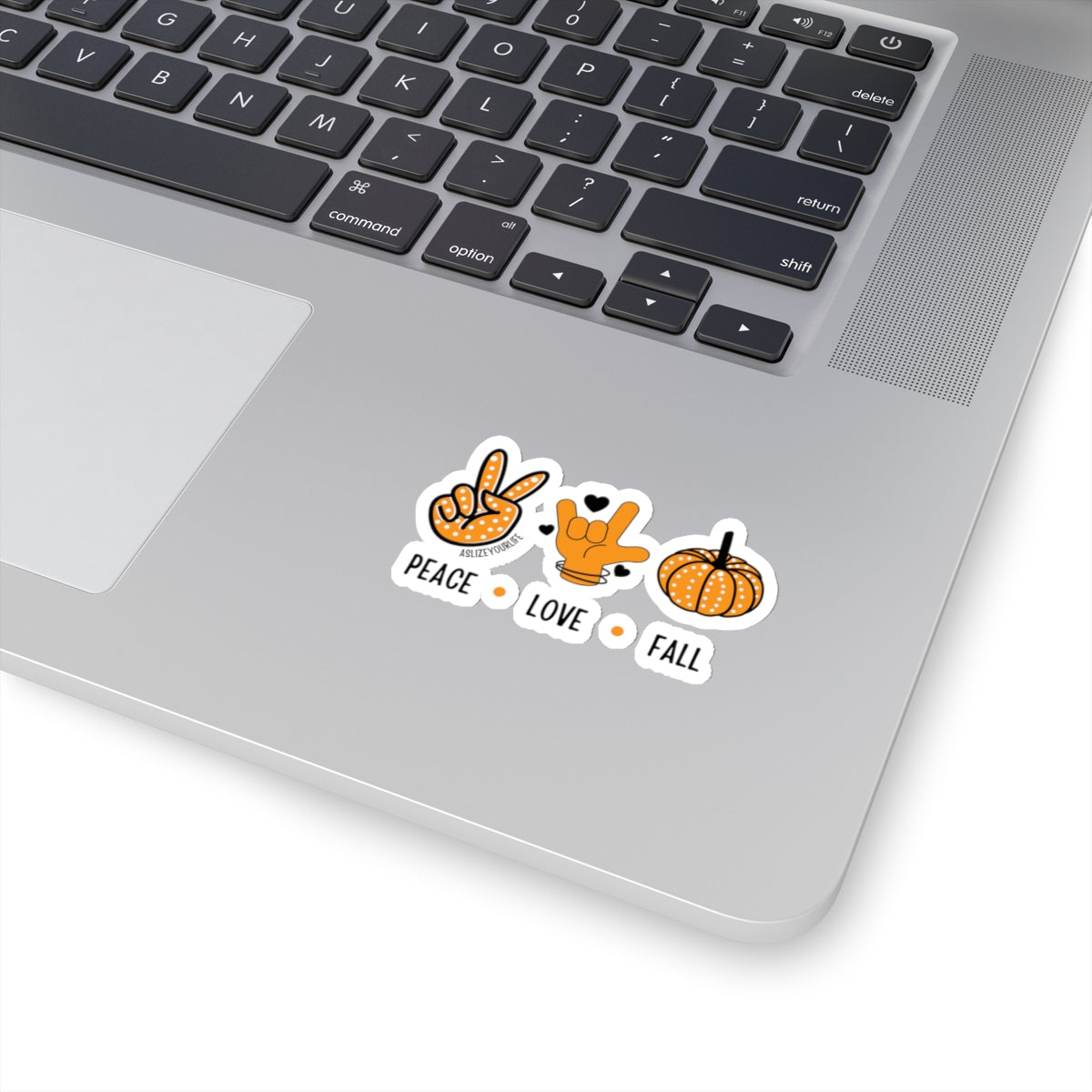 Peace Love Fall ASL | Sticker