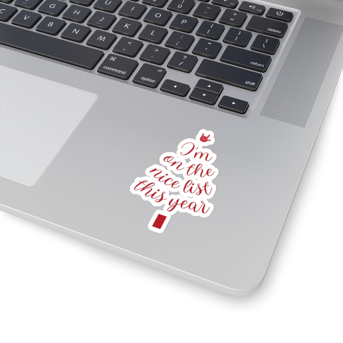 I'm on the nice list | Sticker