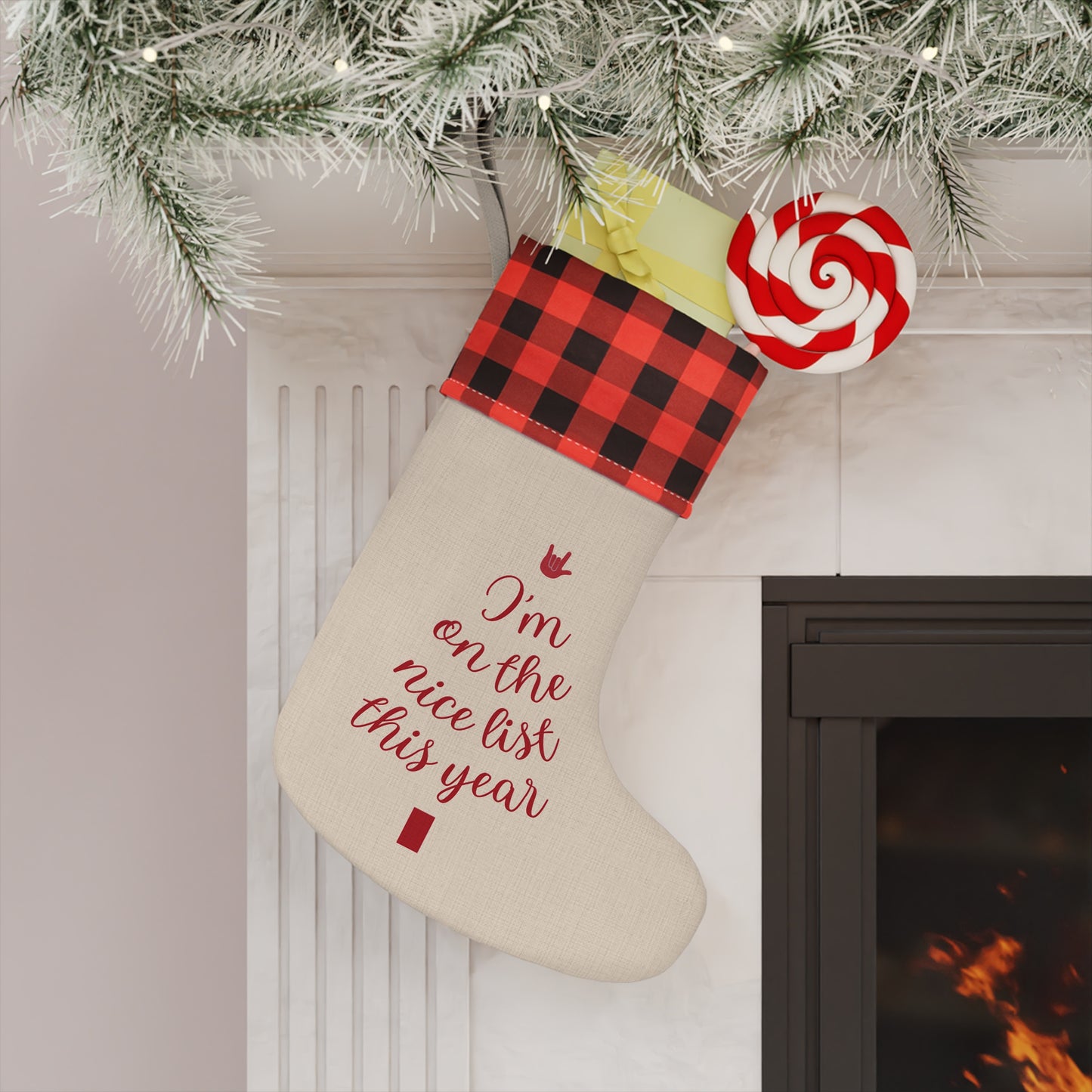 Nice List | Christmas Stocking