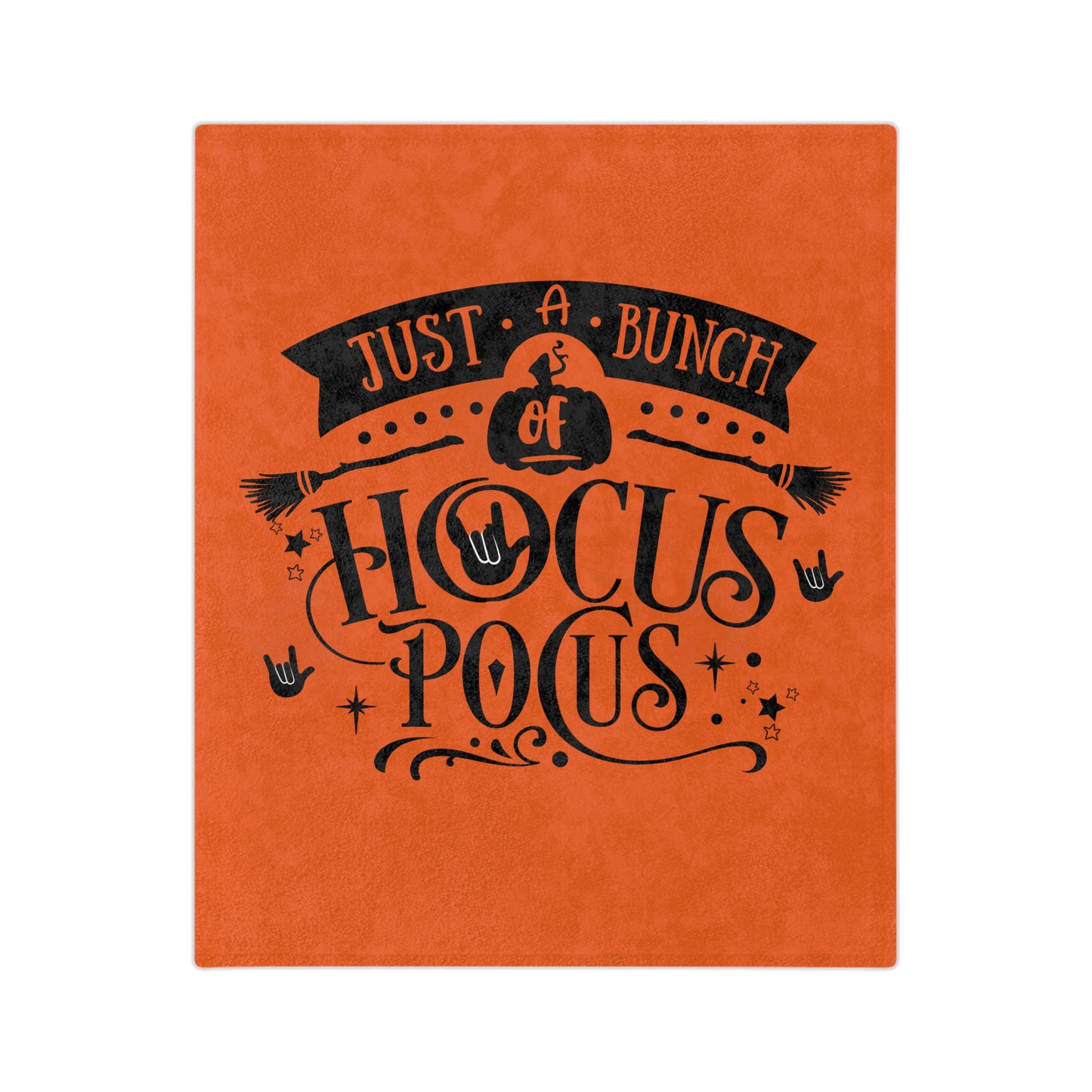 Just a bunch of Hocus Pocus | Velveteen Microfiber Blanket