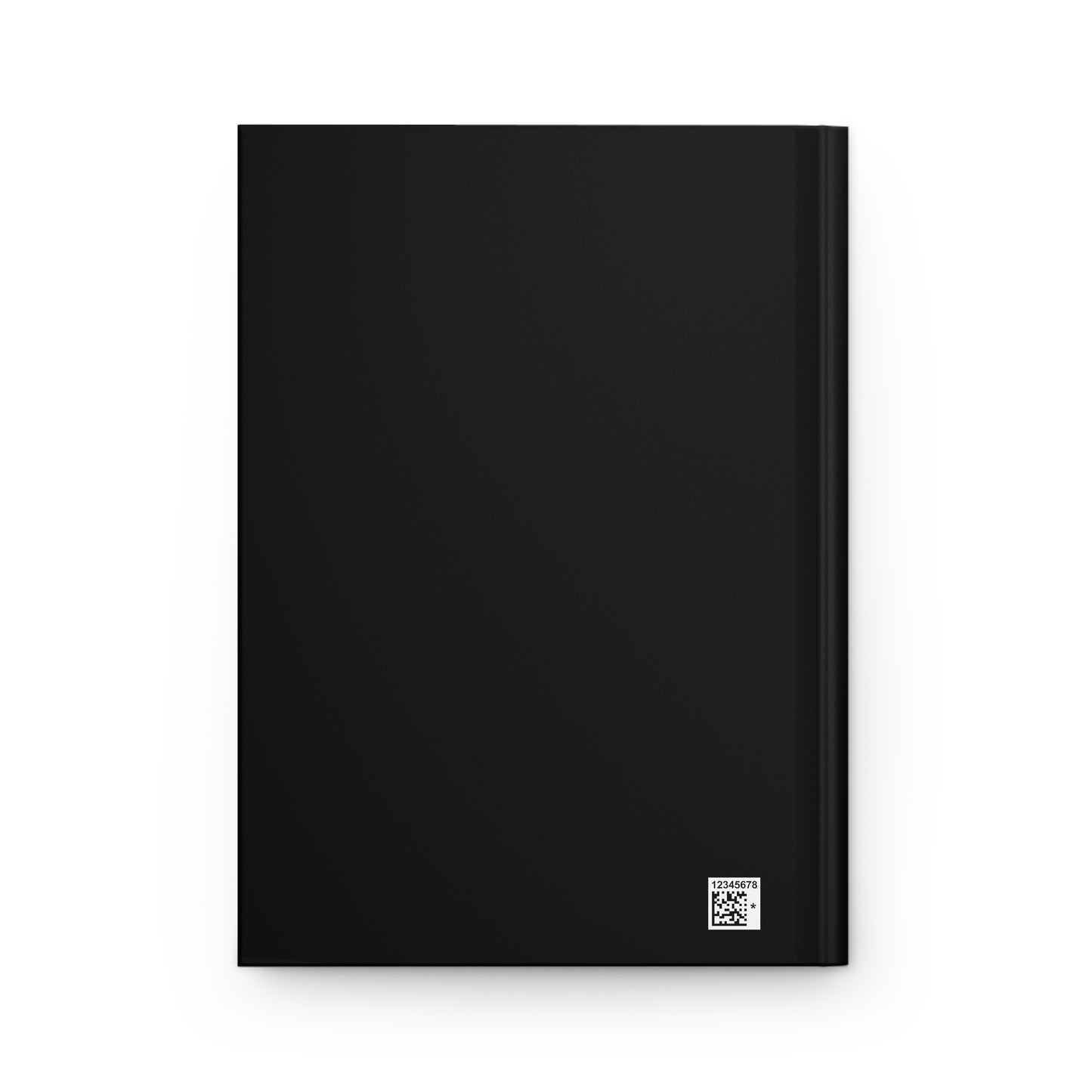 Santa finger spell Journal Black | Hardcover Journal Matte