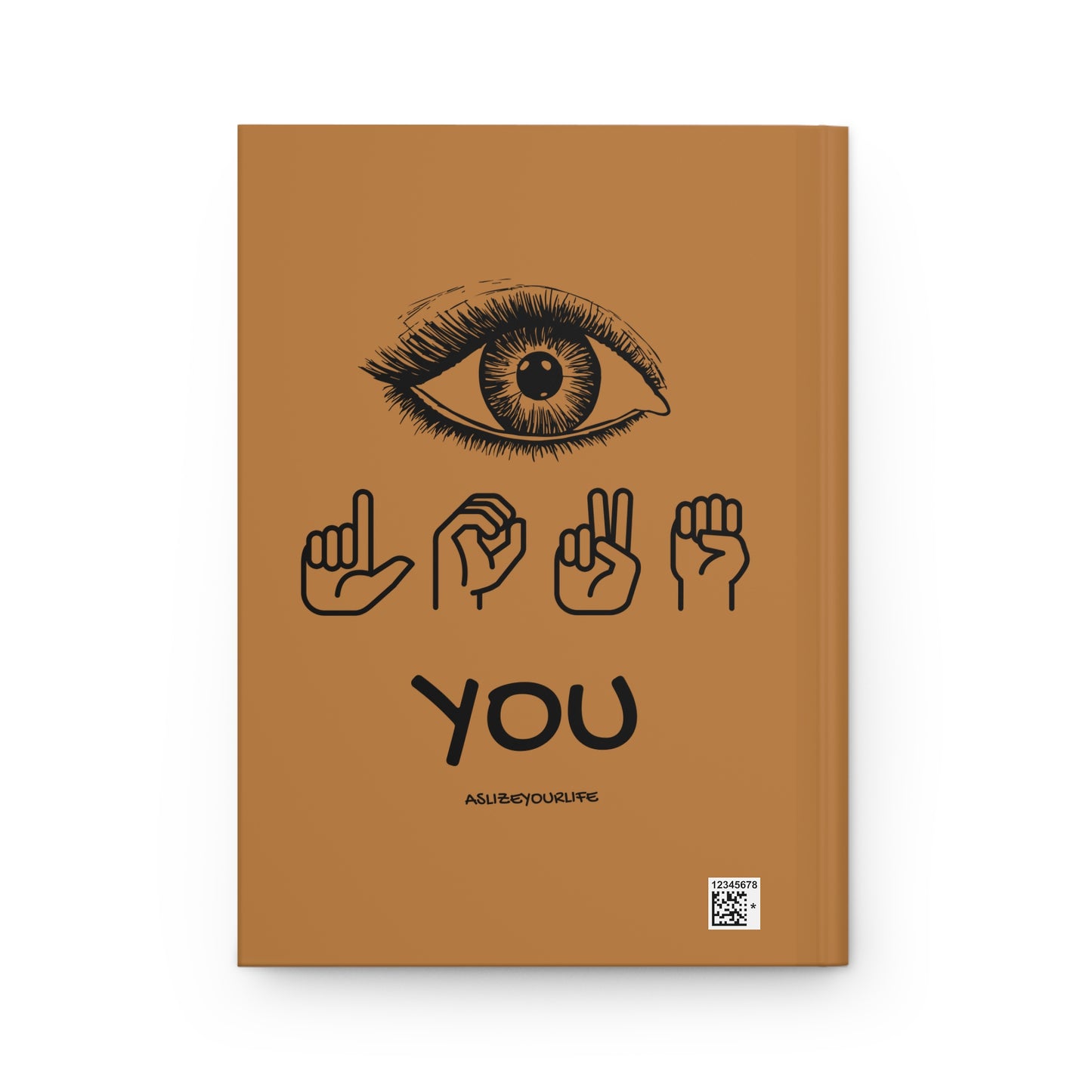 Eye Love You ASL  | Hardcover Journal Matte