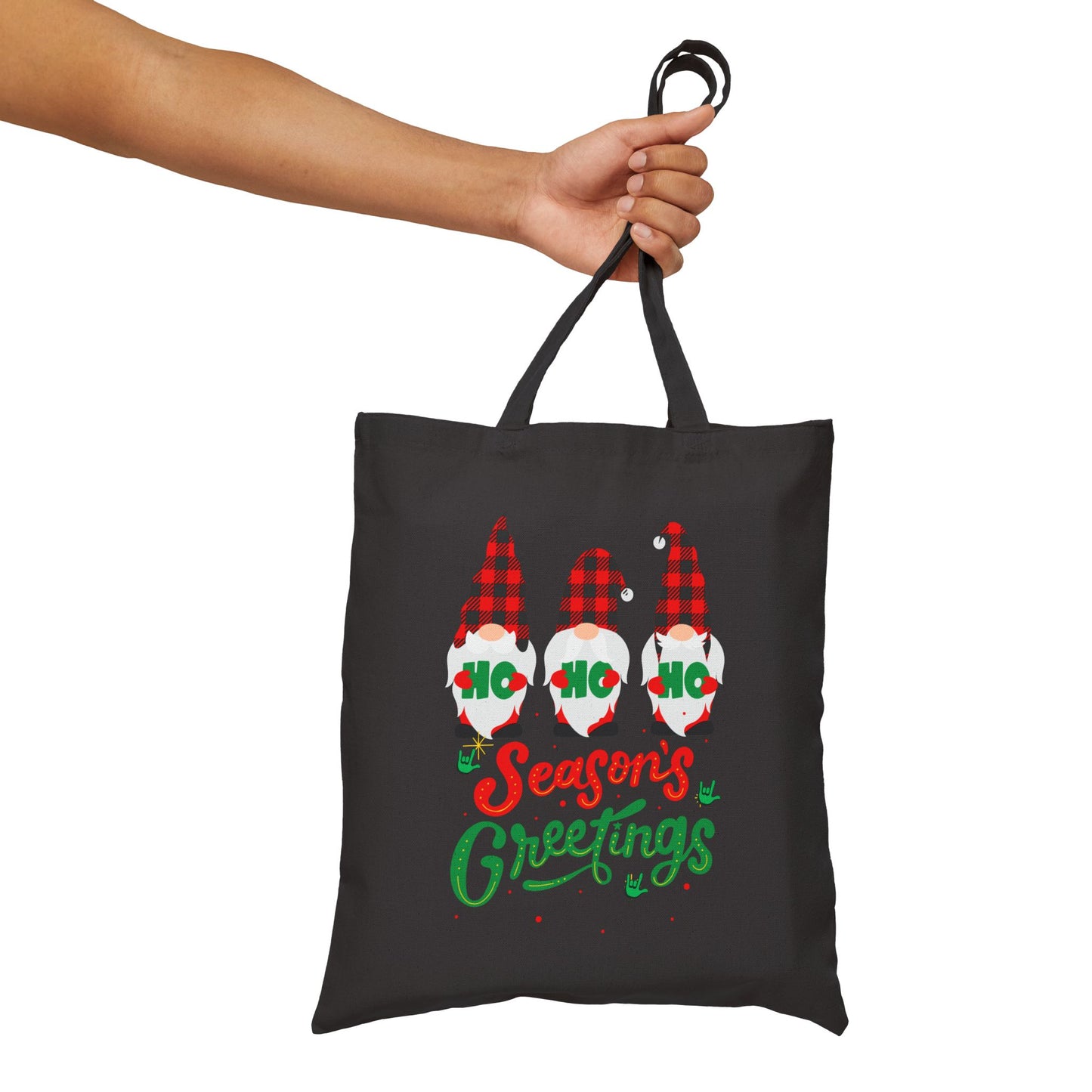 Seasons Greetings | Cotton Canvas Tote Bag