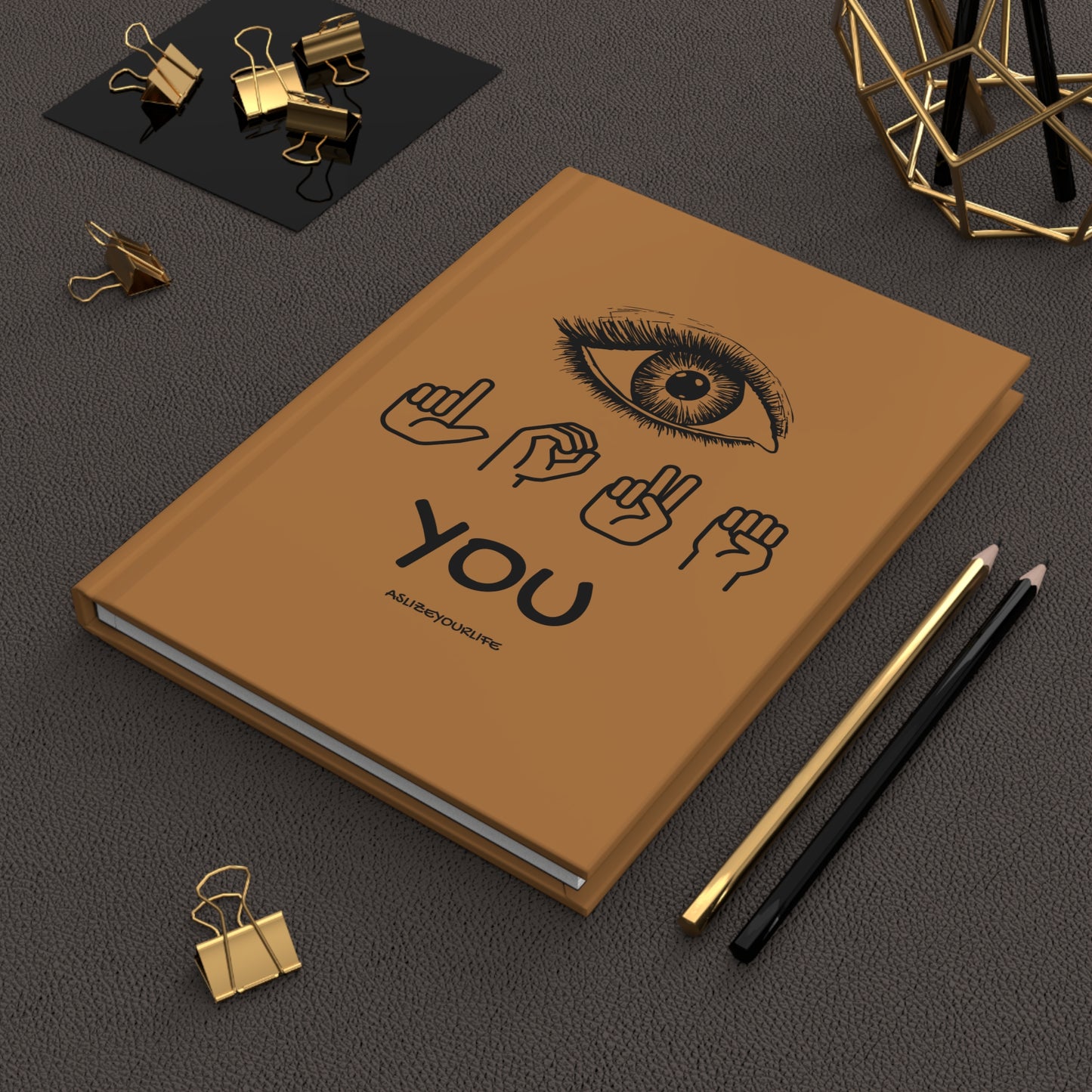 Eye Love You ASL  | Hardcover Journal Matte