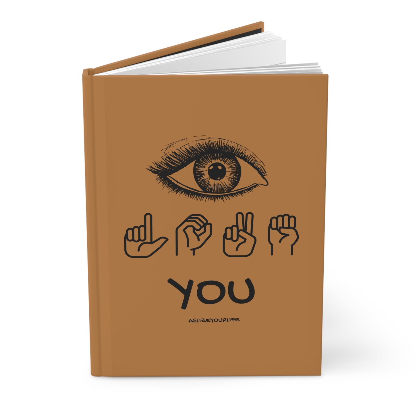 Eye Love You ASL  | Hardcover Journal Matte