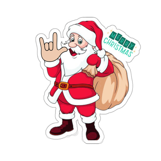 Santa signs ILY | Sticker