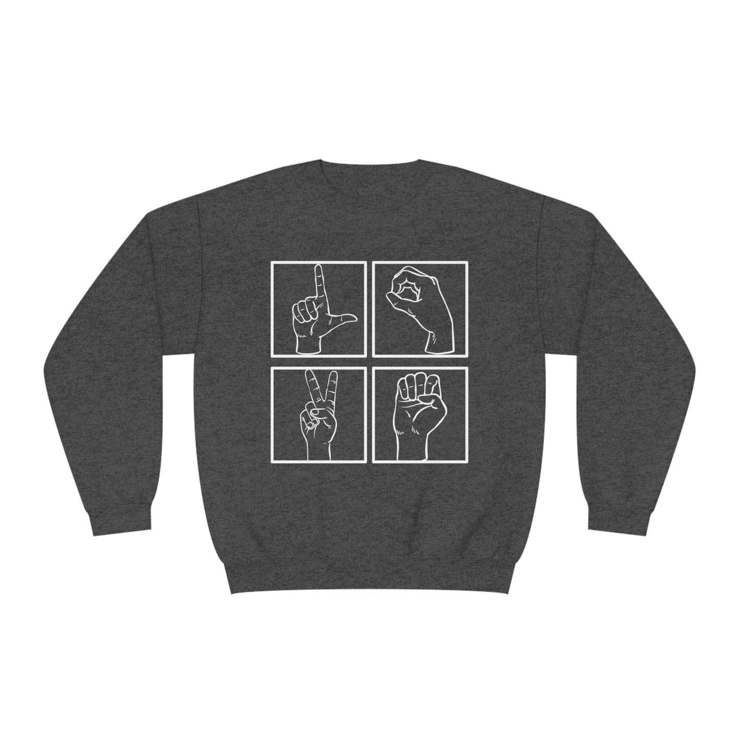 LOVE | Unisex NuBlend® Crewneck Sweatshirt