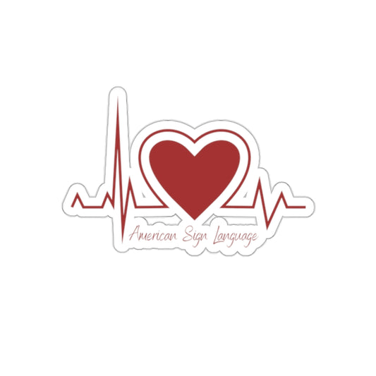 EKG ASL | Sticker