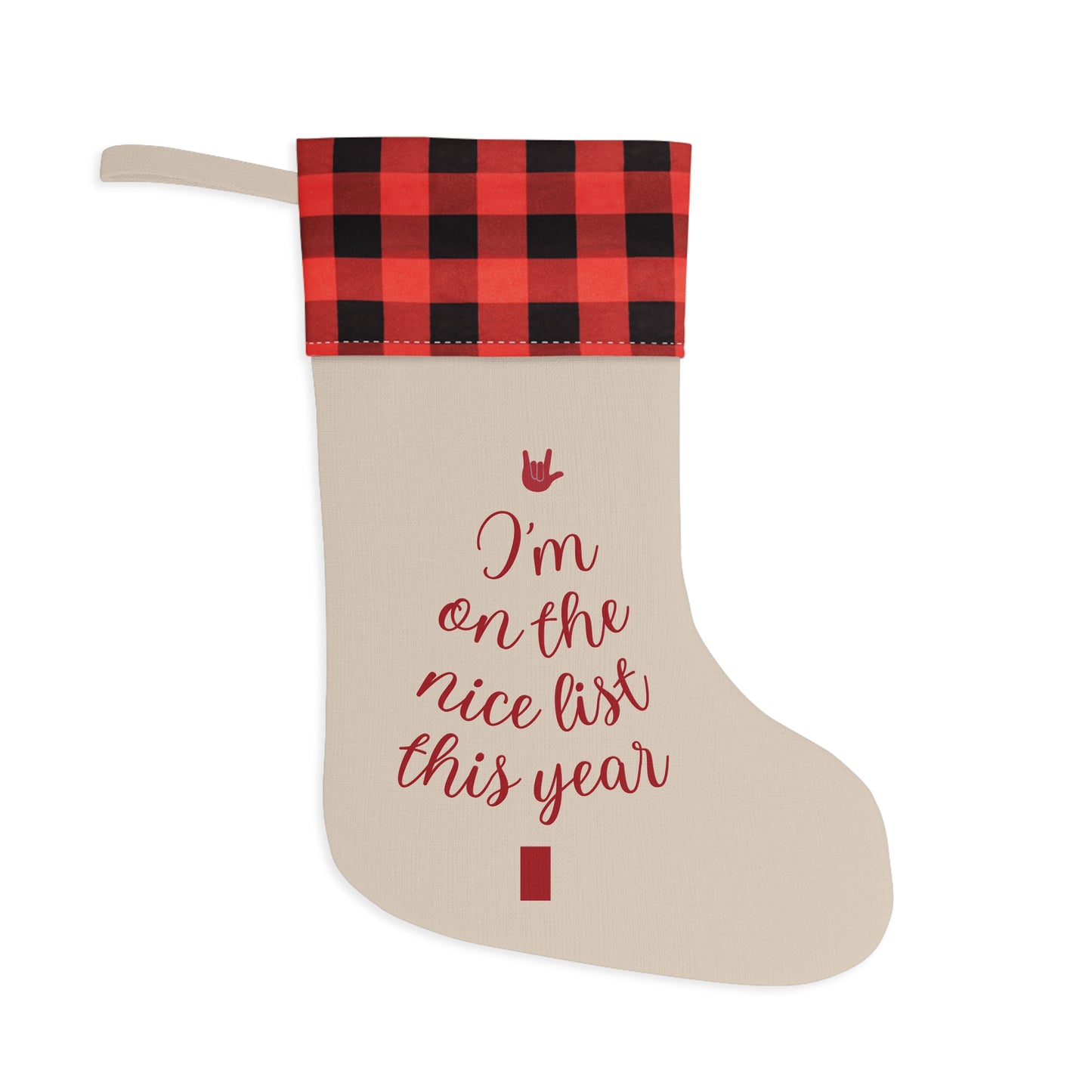 Nice List | Christmas Stocking