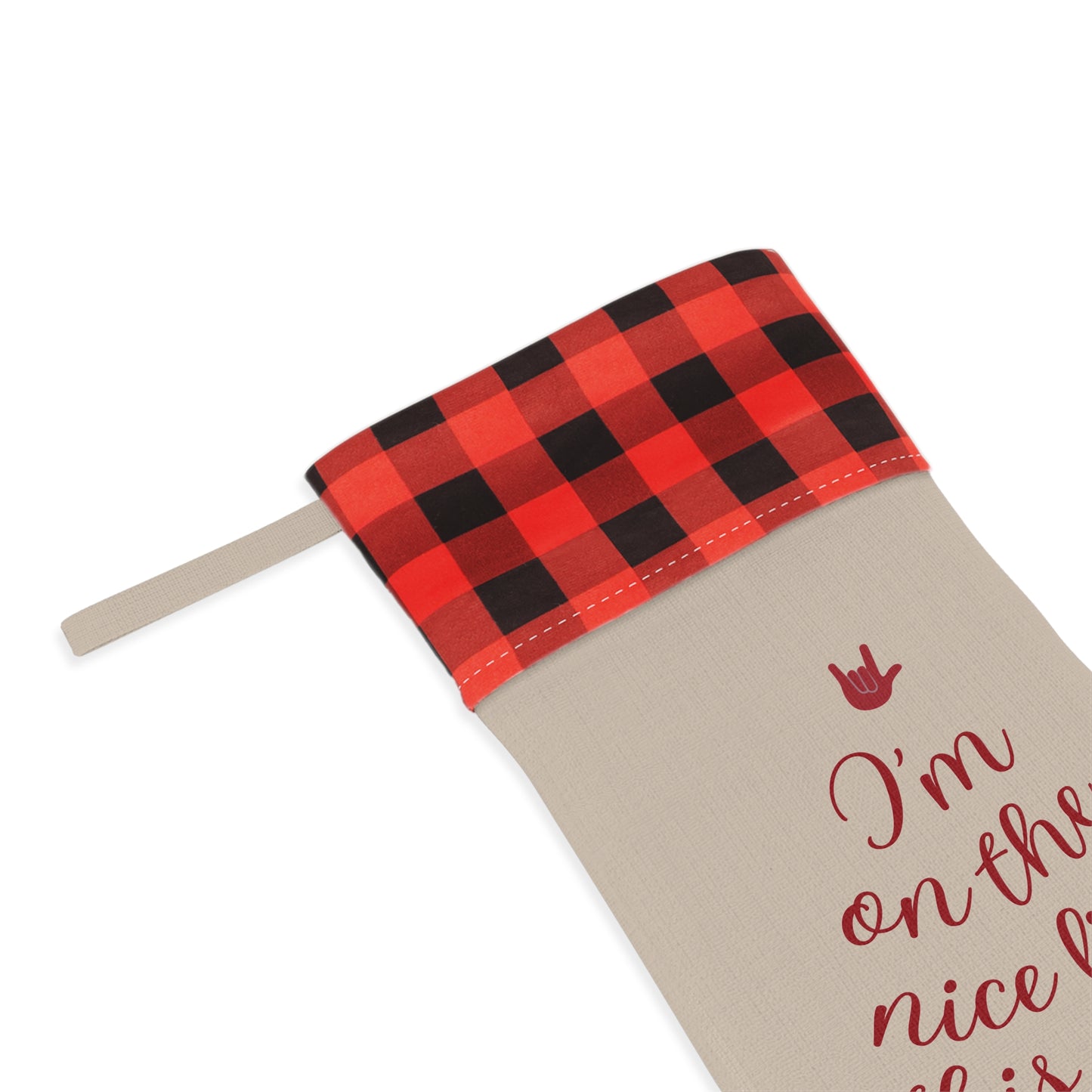 Nice List | Christmas Stocking