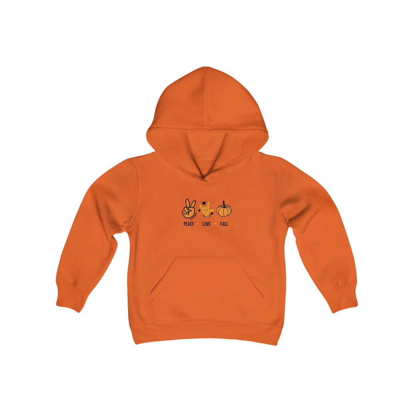 Peace, Love + Fall ASL | Kids' Sweater