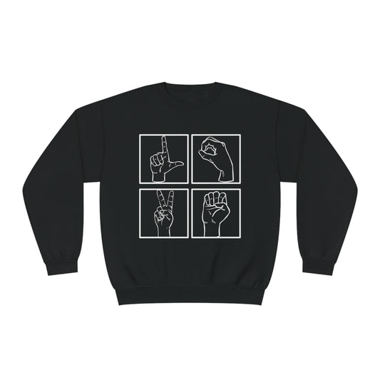 LOVE | Unisex NuBlend® Crewneck Sweatshirt