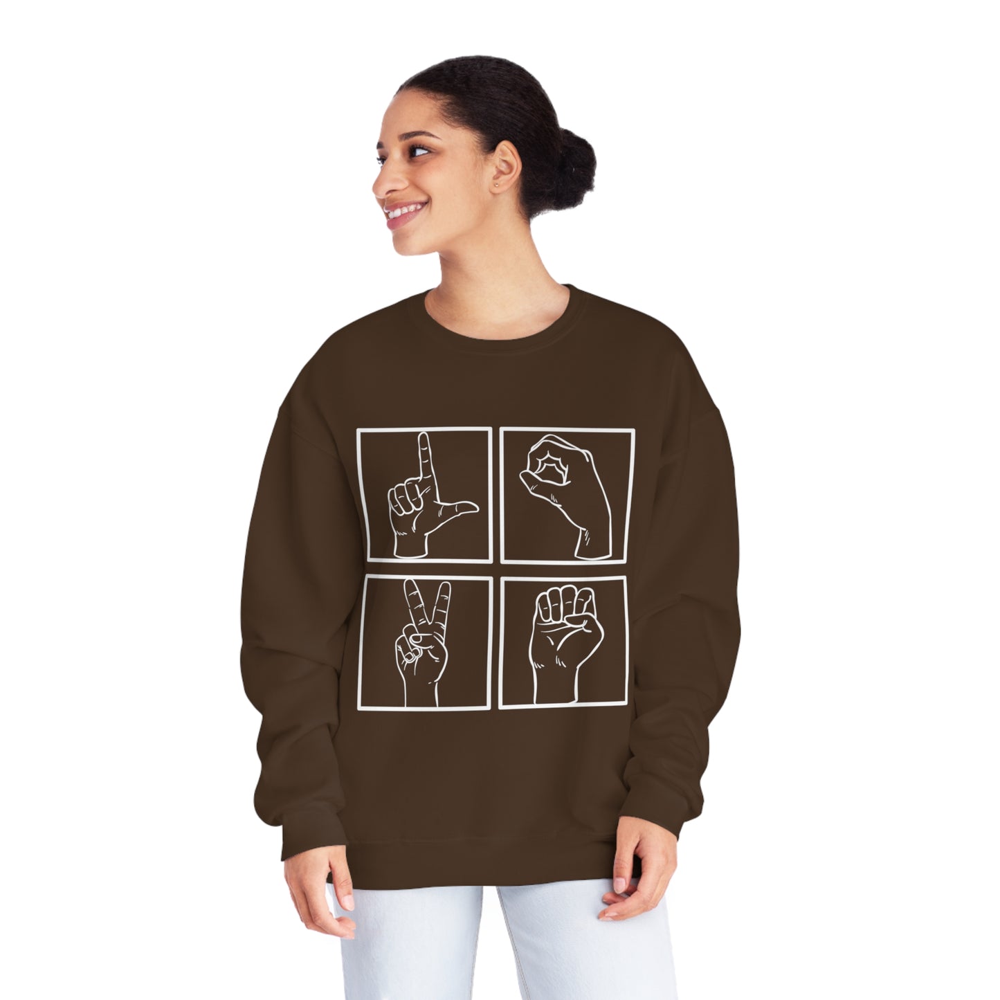 LOVE | Unisex NuBlend® Crewneck Sweatshirt