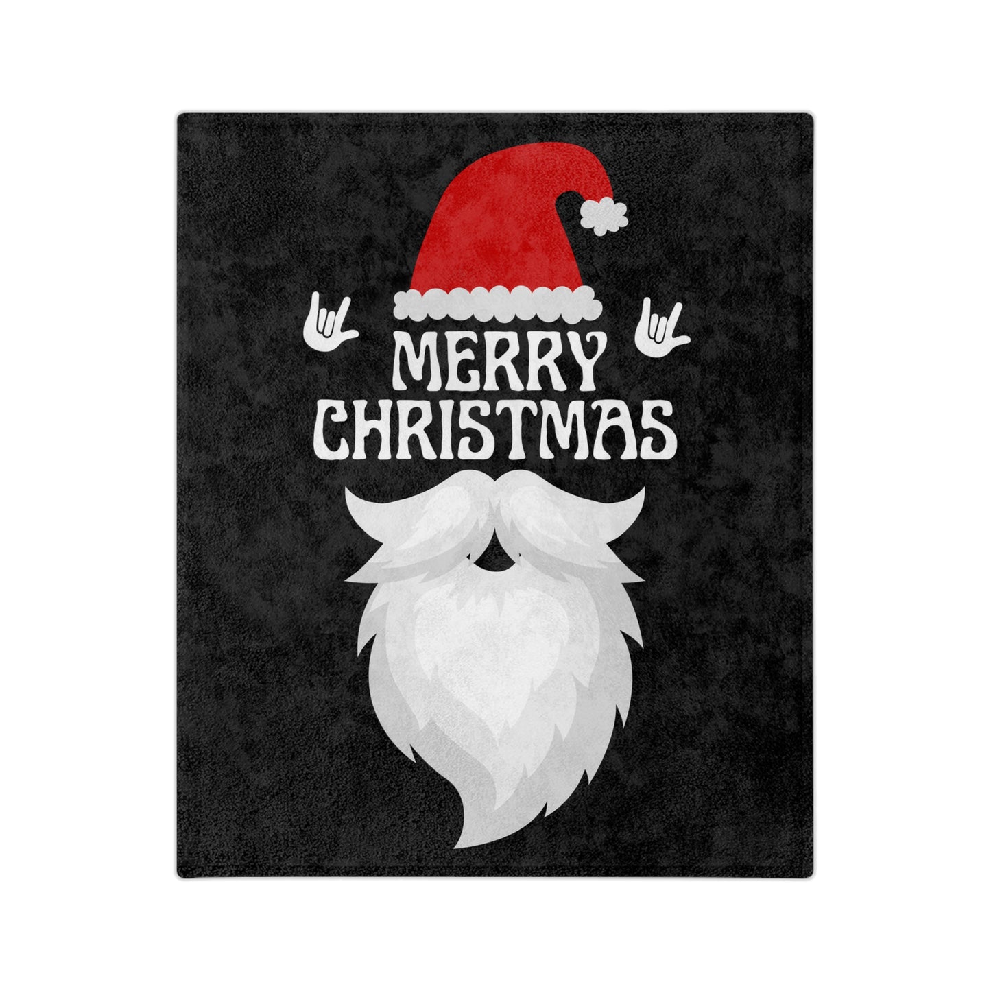 Merry Christmas Santa | Velveteen Microfiber Blanket