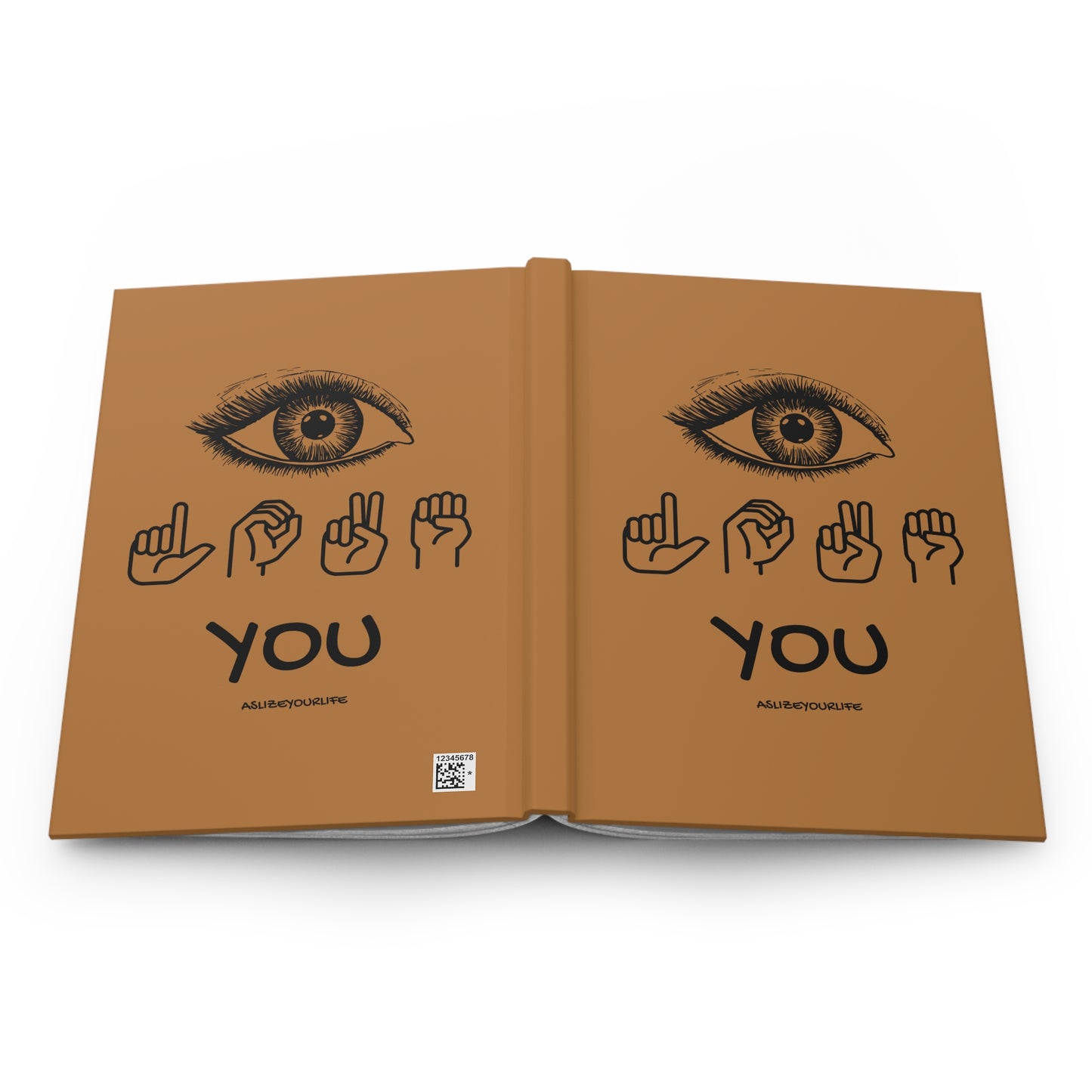 Eye Love You ASL  | Hardcover Journal Matte