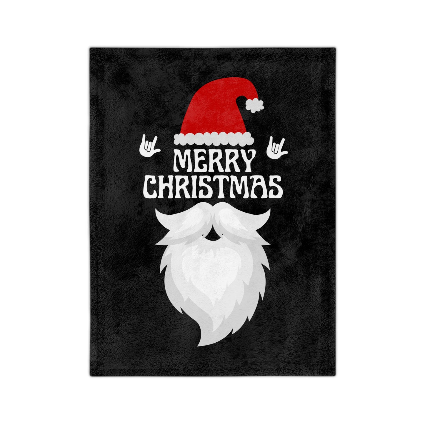 Merry Christmas Santa | Velveteen Microfiber Blanket