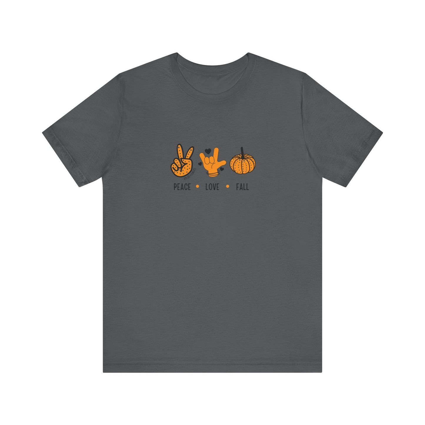 Peace + Love (ASL) + Fall | Unisex T-shirt