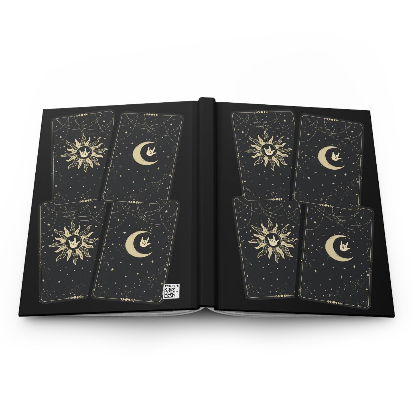 Sun & Moon ASL I Love You | Hardcover Journal Matte