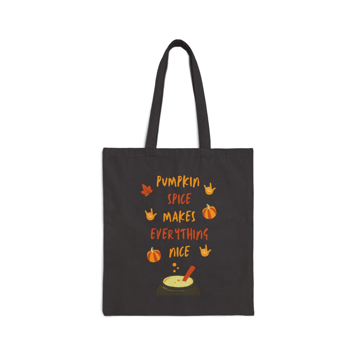 Pumpkin Spice | Cotton Canvas Tote Bag