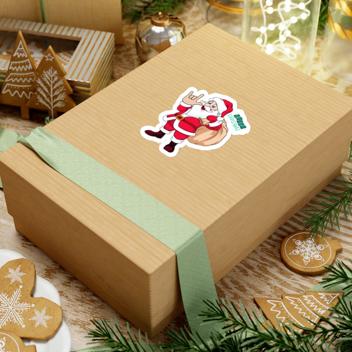 Santa signs ILY | Sticker