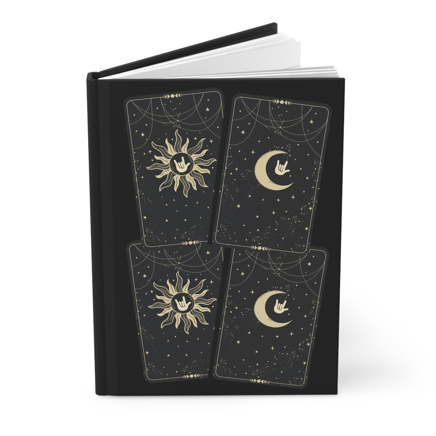 Sun & Moon ASL I Love You | Hardcover Journal Matte