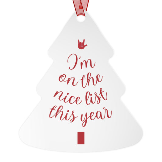 Nice List | Metal Ornaments