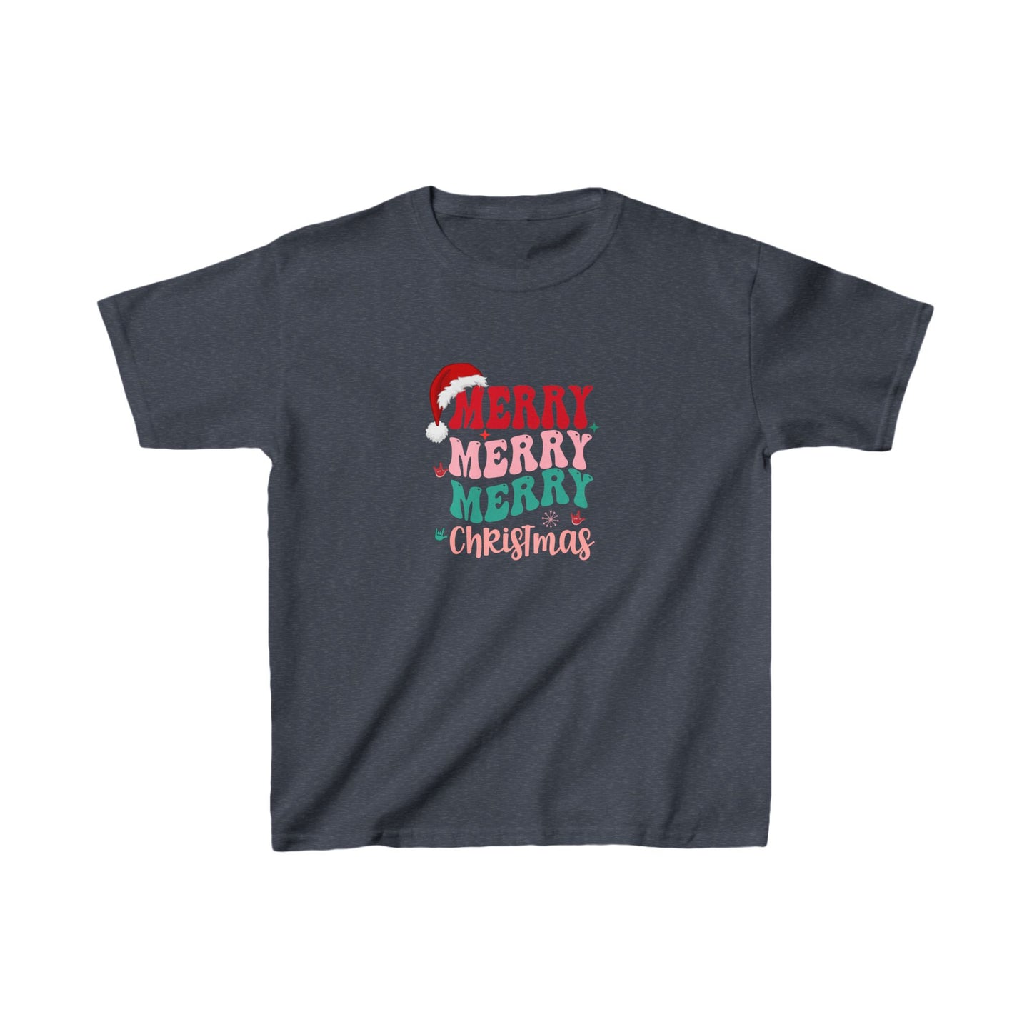 Merry Merry Merry  | Kids Heavy Cotton™ Tee