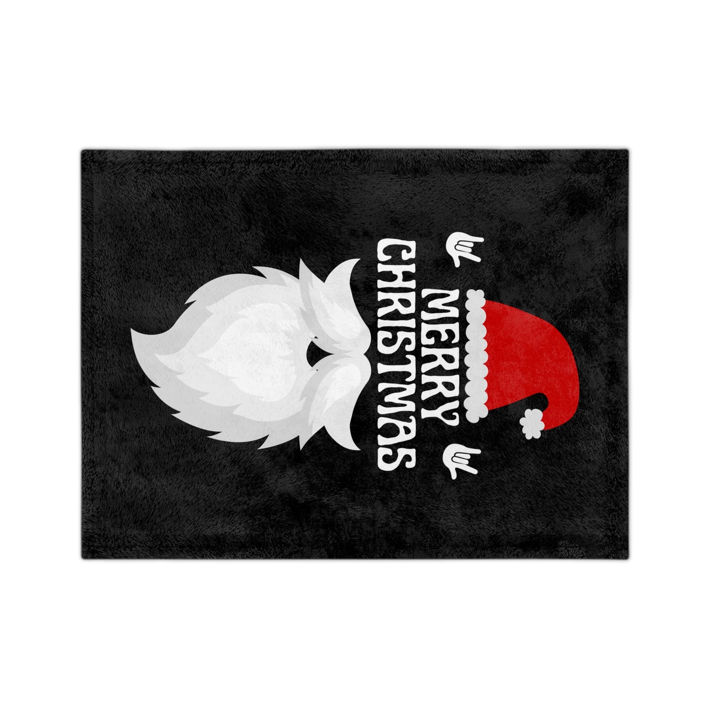 Merry Christmas Santa | Velveteen Microfiber Blanket